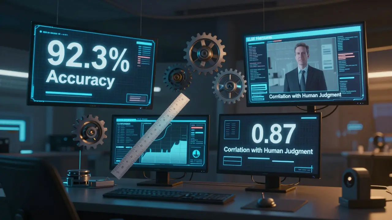 Control room with conflicting metrics shown as angular, overlapping planes in Cubist style.