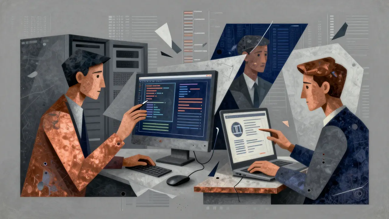 Multi-perspective AI agent in Cubist style, showing simultaneous planning, action, and learning.