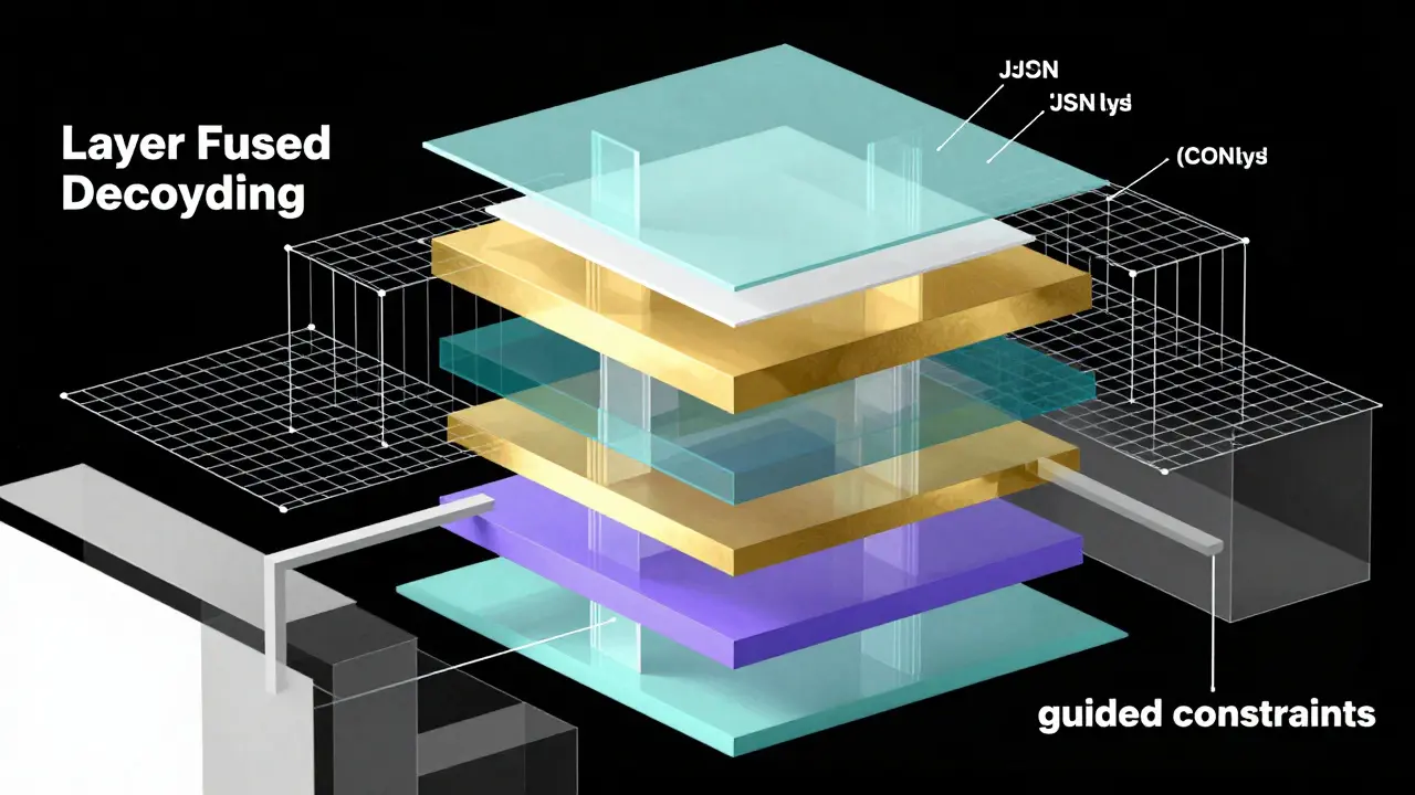 Cubist depiction of layered neural networks with structural filters
