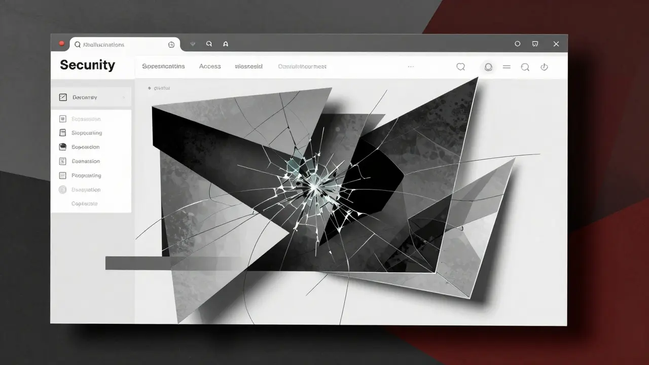 Cubist illustration of hidden security flaws in AI code