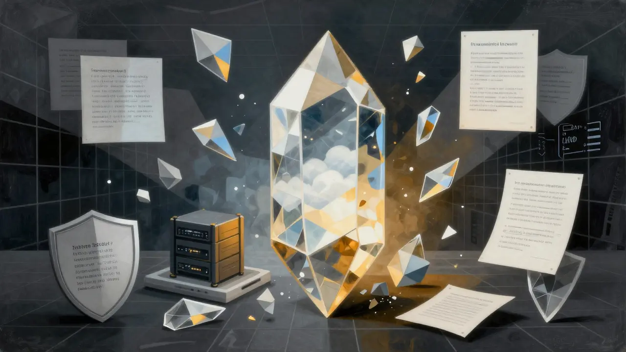 Abstract cubist image merging API and open-source elements into a hybrid strategy.