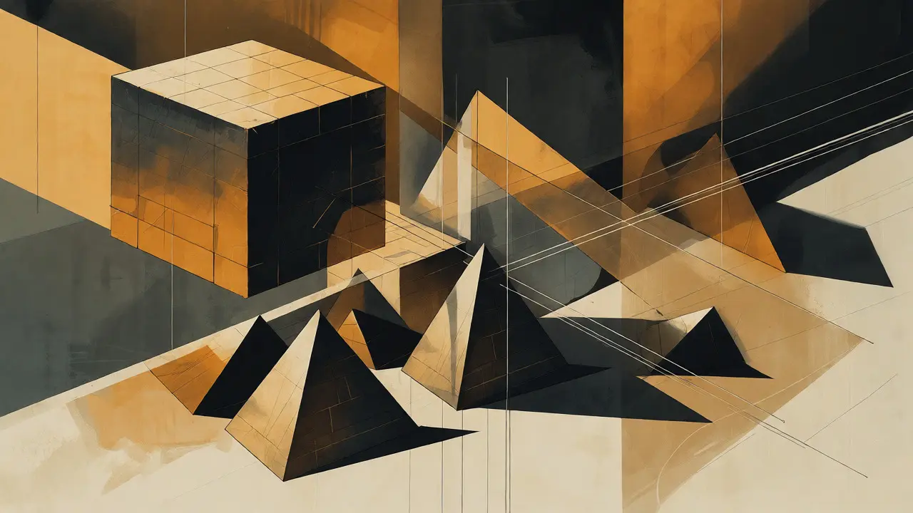 Geometric shapes representing GPU memory and request queues